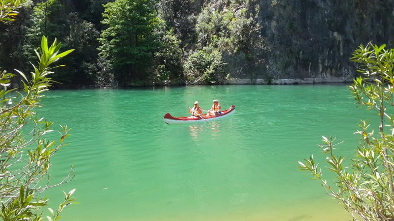 Canoeing at Akkaya Valley