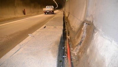 Bad physical conditions at Gocek Tunnel