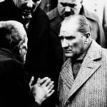 Ataturk and a villager