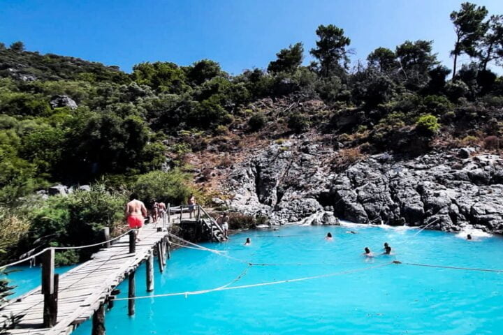 Discover Dalyan with Volkan's Adventures Dalyan - Swimming in Blue Thermal Lagoon in Fevziye