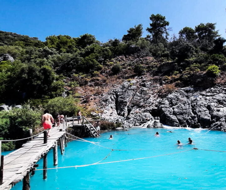 Discover Dalyan with Volkan's Adventures Dalyan - Swimming in Blue Thermal Lagoon in Fevziye