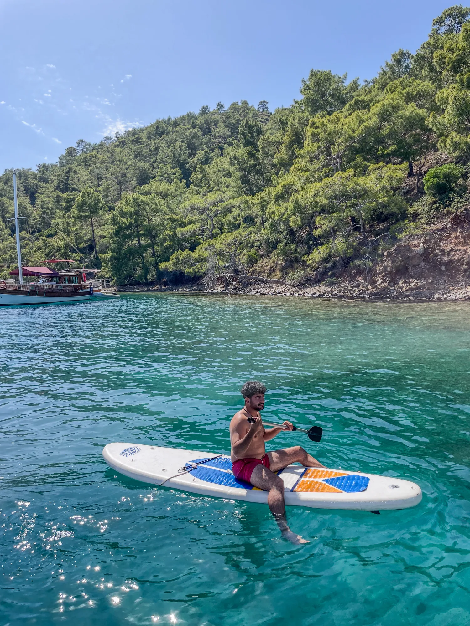 Gocek 12 Islands Boat Trip - Water Sports - SUP Board