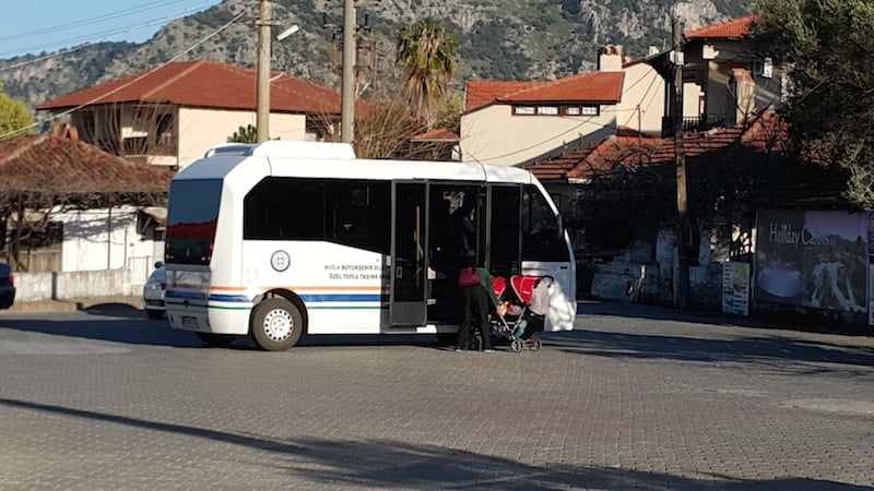 New busses in Dalyan - Comfortable and easy to get on and get off