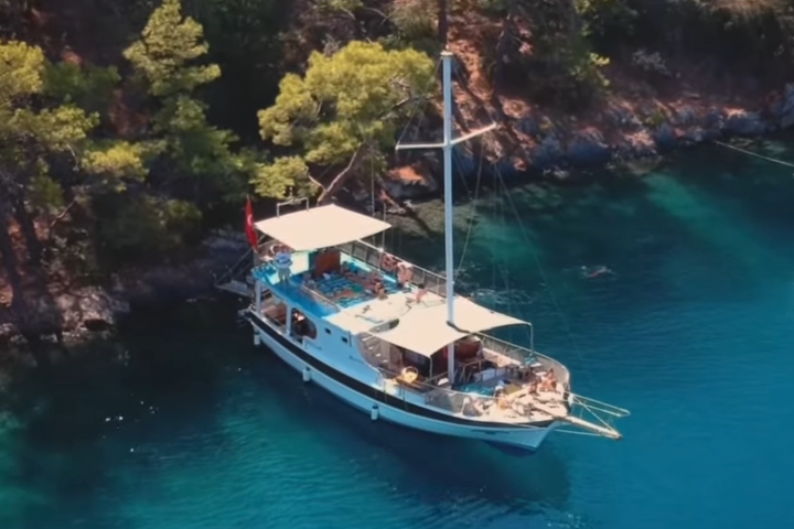 Beyond he 12 Islands Gocek Sailing Boat Trip Departing from Dalyan - 3