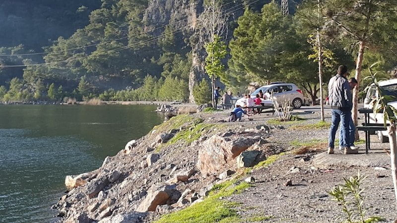 Picnic around Dalyan Sulungur Lake