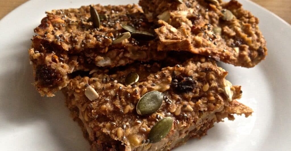 Tasty homemade flapjacks