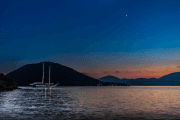 Gocek Moonlight Sailing Night approaching