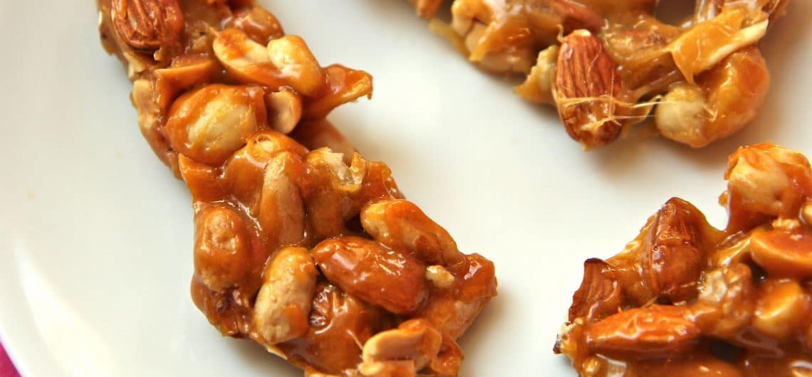 Turkish Delight and sweets - Nut brittle ready to eat