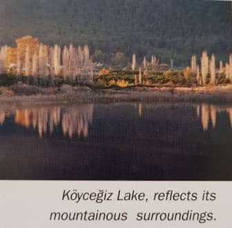 Köyceğiz Lake reflection