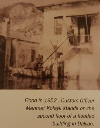 flood in 1952- Iztuzu Beach Dalyan