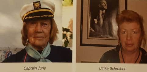Captain June and Ulrike Schreiber