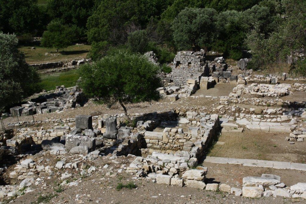 the rocks in kaunos