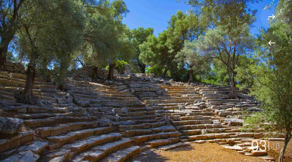 Amphitheatre at Sedir Island