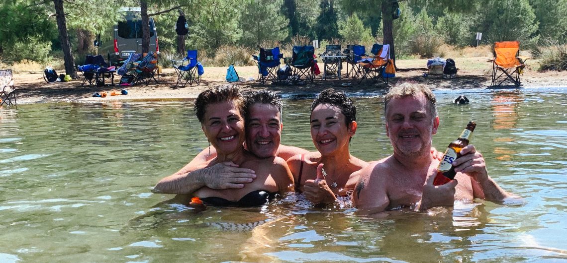 We are enjoying the natural beauties of surrounding area. Eco-friendly travel in Dalyan