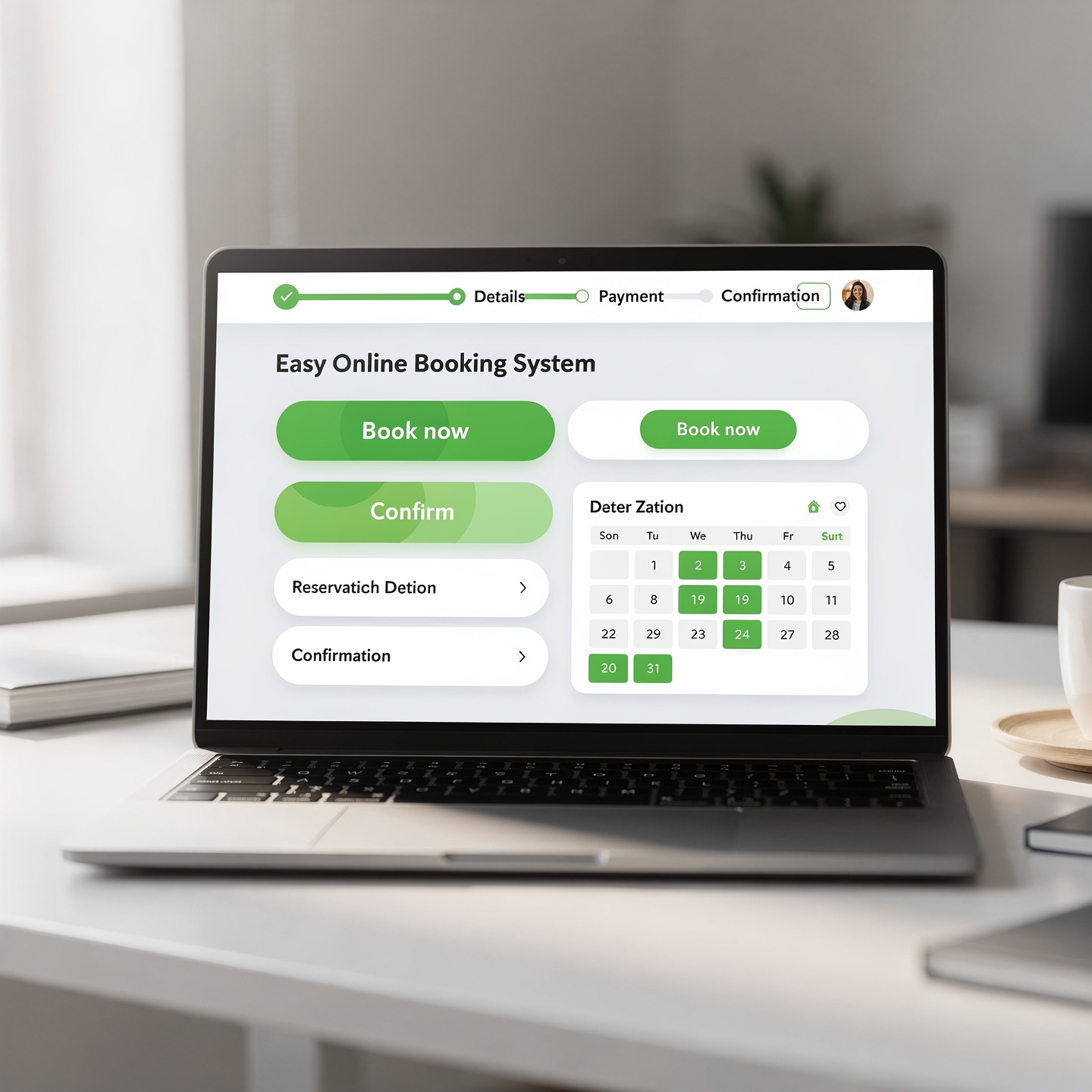 fgrETReyw9bASBNBeEFl9 A Laptop showing easy online booking system