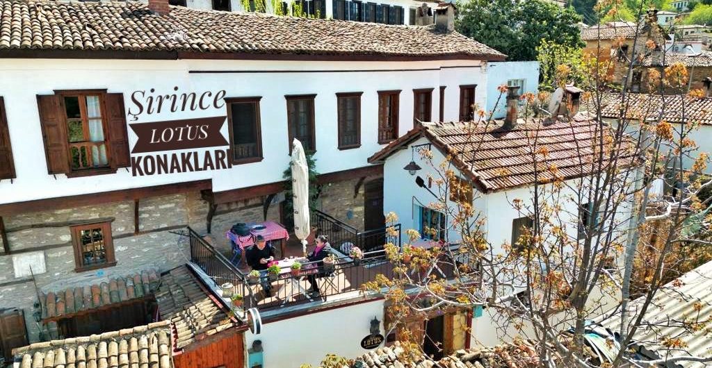 Sirince Lotus Konakları aerial view