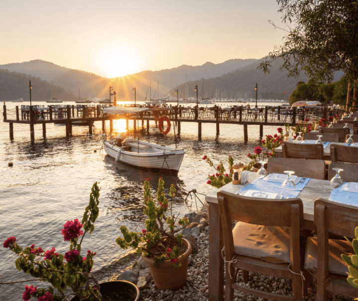 Gocek & Fethiye Discovery Tour - Town and marina life - Gocek seaside restaurant