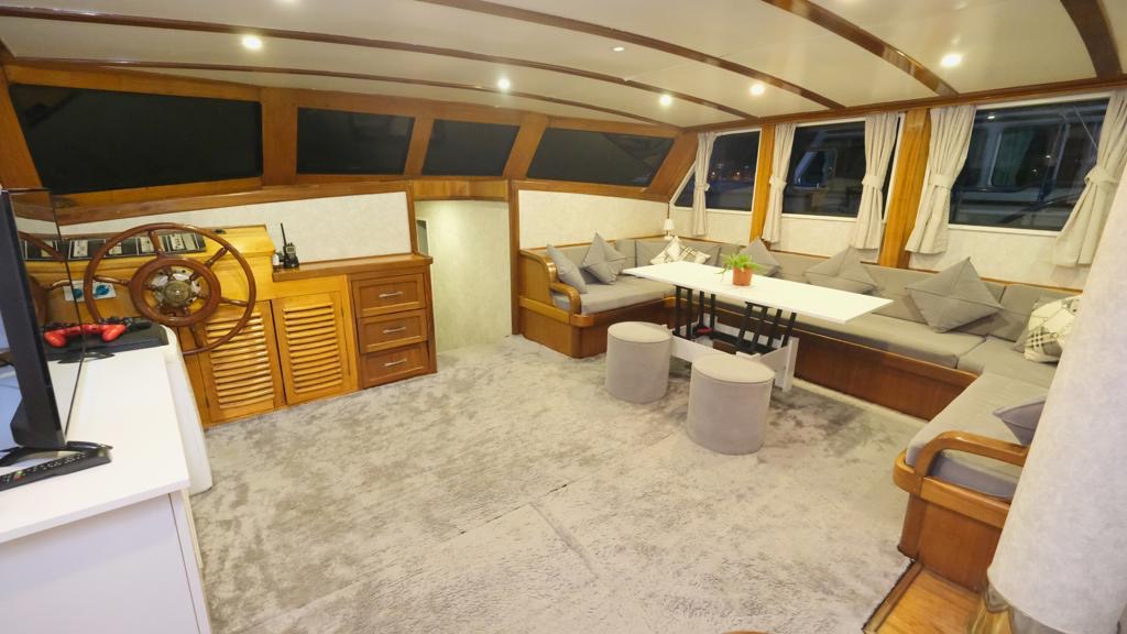 lounge and kitchen
