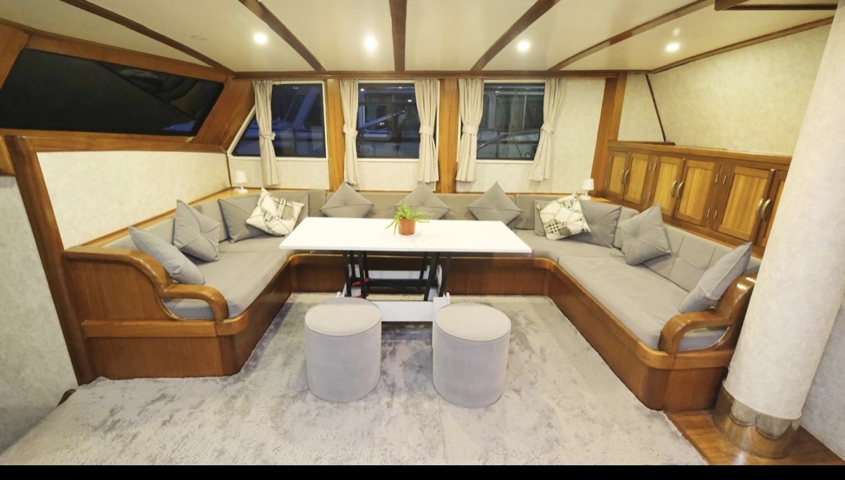 Volkan's Adventures Blue Dream Gulet - Blue Cruise - inside lounge