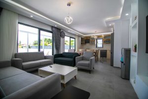 Dalyan Villan rental 5 bedroom villa - Villa VA - 4 - living room and open kitchen