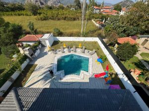 Dalyan Villan rental 5 bedroom villa - Villa VA - 4 - pool view from balcony