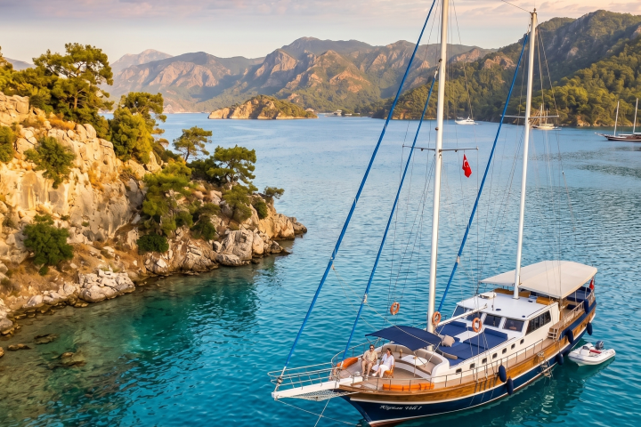 Volkan's Adventures Blue Dream Gulet - featured image at mediterranean sea