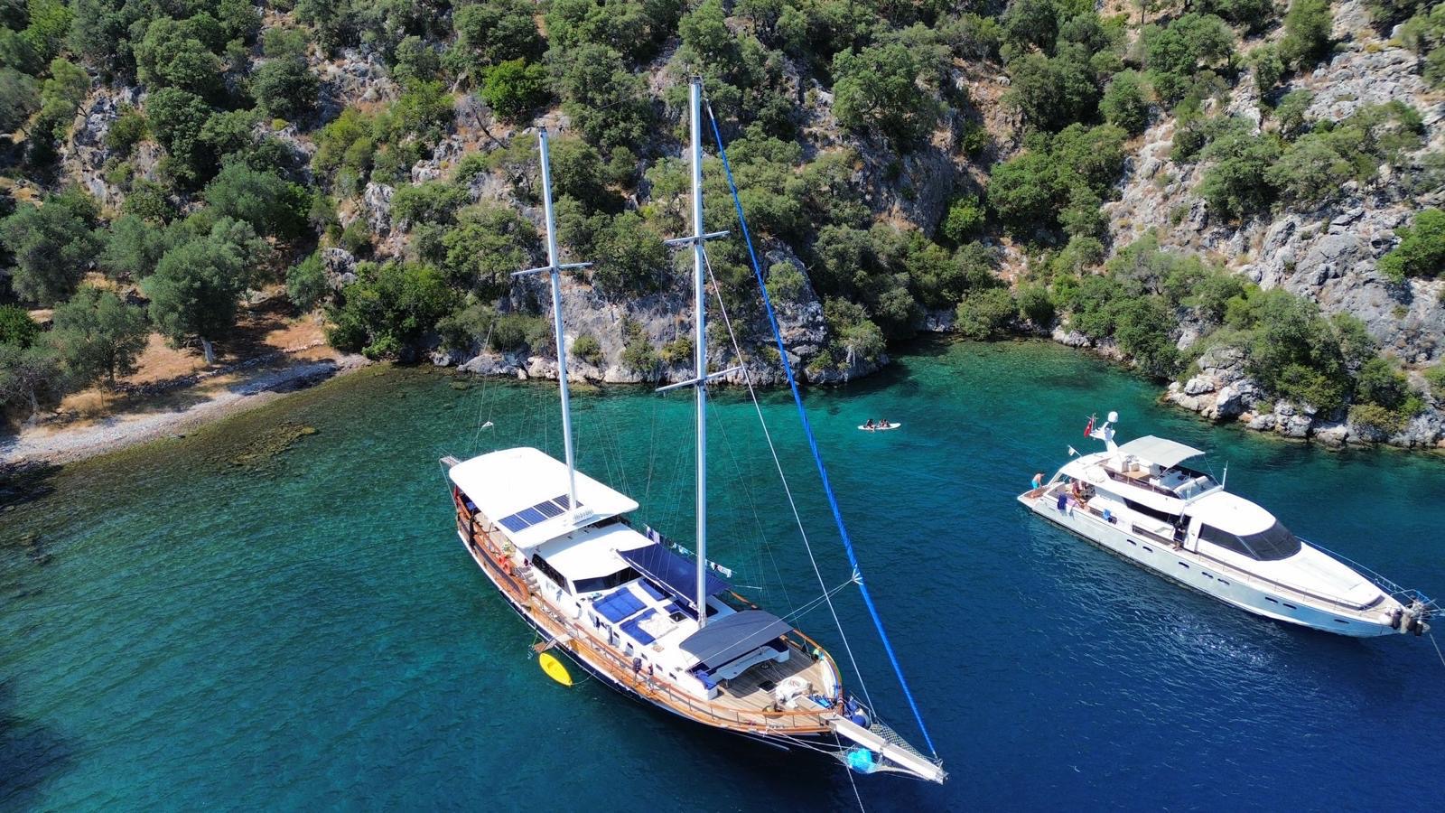 Volkan's Adventures Blue Dream Gulet - Blue Cruise - top view