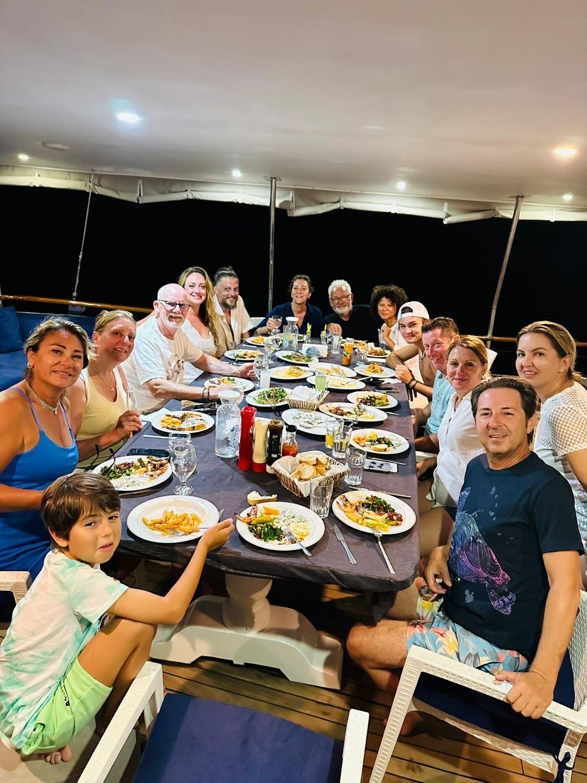Volkan's Adventures Blue Dream Gulet - Blue Cruise - dinner