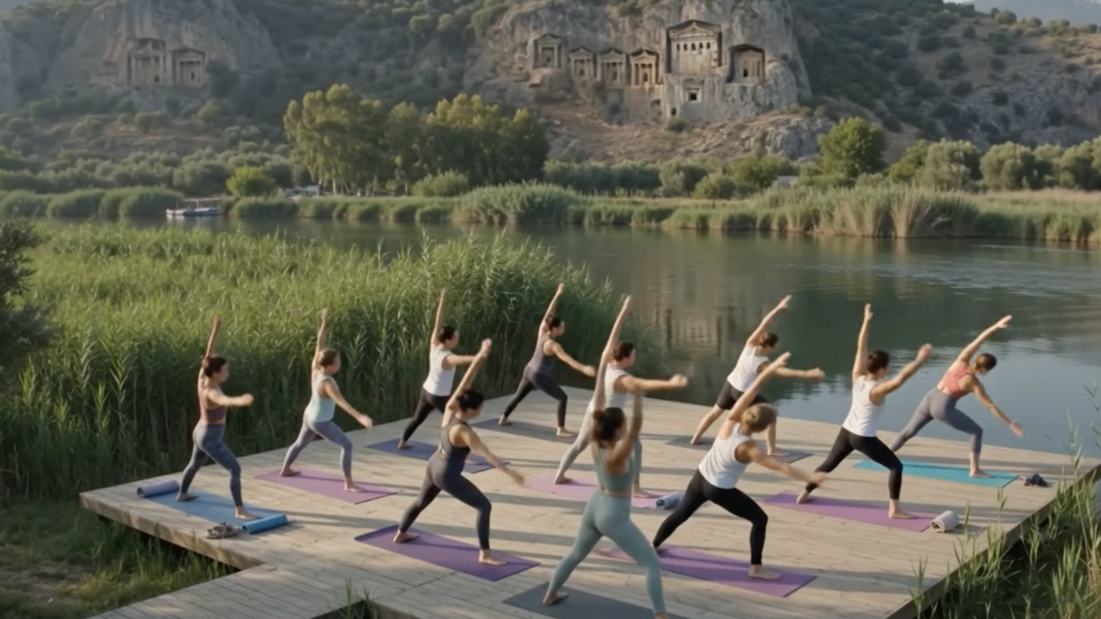 retreats in turkey - host or join - dalyan rock tombs and yoga